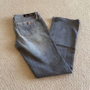 Fidelity Women's Flare Jeans - Light Blue